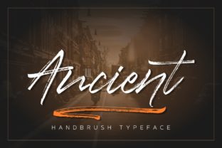 Ancient Font: Bold Handwritten Style for Makers