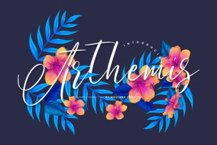 Arthemis Font: A Bold Script for Modern Brand Identity