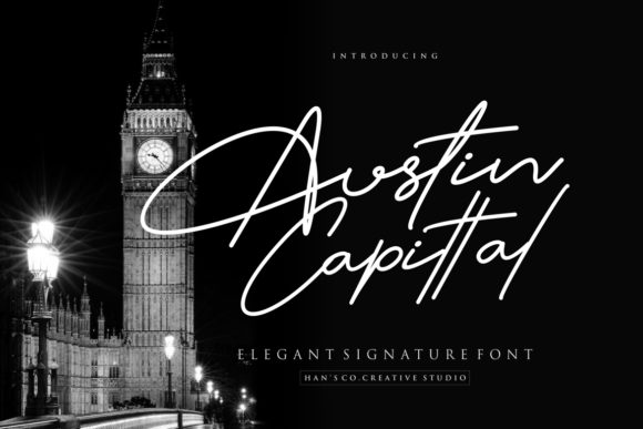 Austin Capittal: The Signature Font for Modern Branding