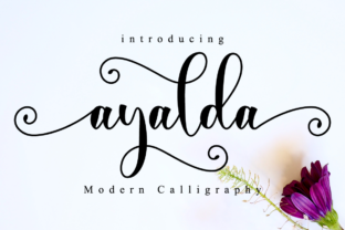 Ayalda Font: Elevate Your Brand with Elegant Script