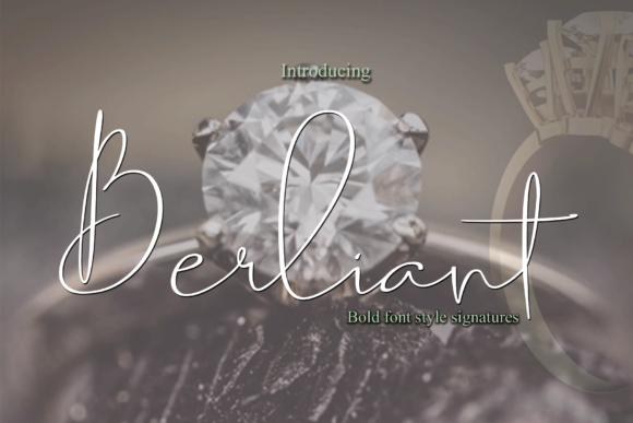 Berliant: A Modern Handwritten Typeface for Editorial Design