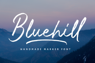 Bluehill Font Review: Elevating Campaign Visuals with Bold Script