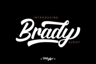 Brady Font: A Script Typeface for Memorable Branding