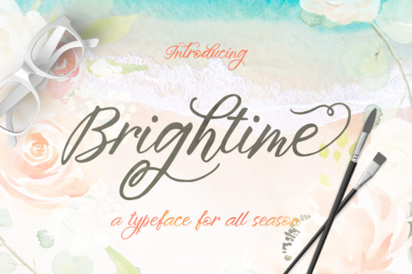 Brightime: The Authentic Script Font for Handmade Brands