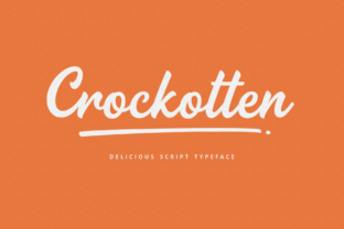 Crockotten Font: A Playful Script for Handmade Brands