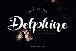 Delphine Font Review: A Bold Script for Brand Identity