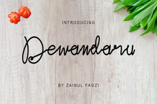 Dewandaru Font: A Handwritten Typeface for Makers