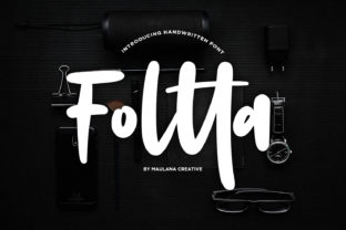 Foltta: A Bold Script for Web Design
