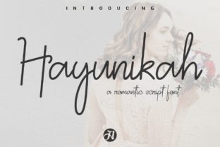 Hayunikah: A Romantic Script Font for Handmade Brands