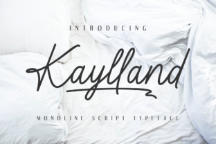 Kaylland: A Smart Handwritten Font for Editorial Design