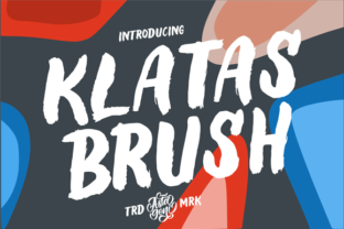 Klatas Brush: A Bold Handwritten Font