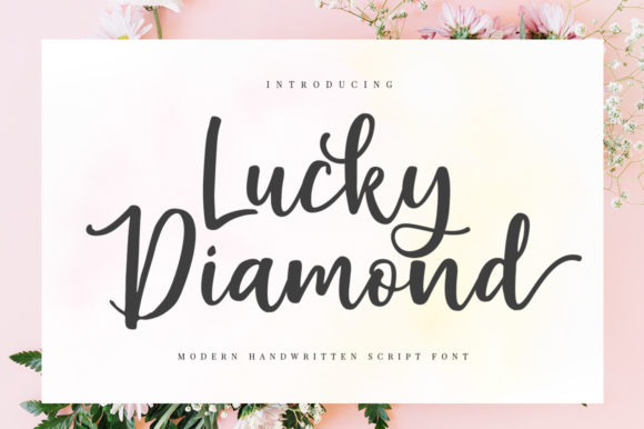 Lucky Diamond Font Review: A Handwritten Typeface for Branding