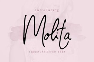 Molita: An Elegant Script Font for Editorial Design