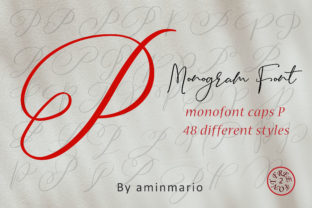 Monogram P Monofont Caps P: A Unique Typeface for Branding