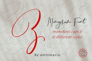 Monogram Z Monofont Caps Z: A Typeface for Editorial Elegance