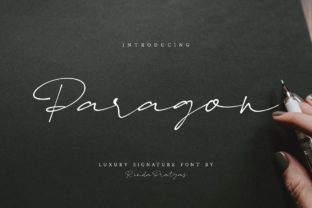 Paragon Font: A Smart Handwritten Typeface for Branding