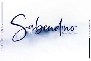 Sabendino: A Handwritten Font for Modern Web Design