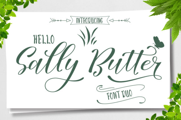 Sally Butter Font Review: A Trendy Script for Branding