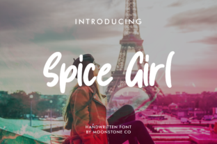 Spice Girl: A Charming Handwritten Font for Crafters