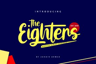 The Eighters: A Modern Handwritten Font for Small Business Branding