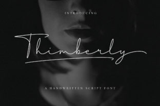 Thimberly: A Handwritten Font for Editorial Magic