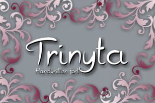 Trinyta: A Cool Handwritten Font