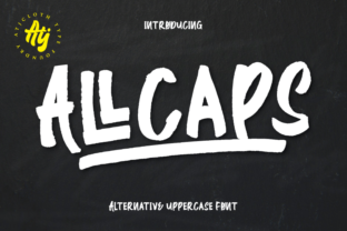 Why All Caps Font Elevates Small Business Branding